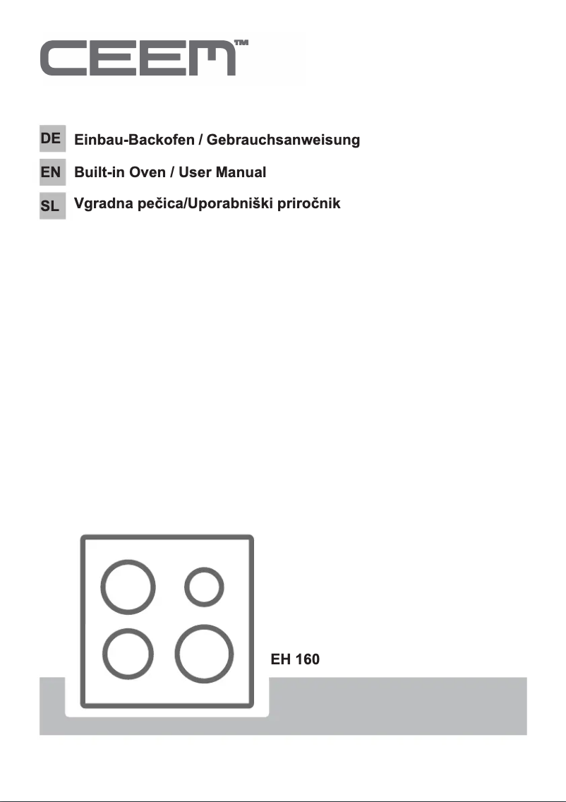 Página 1 del manual Manual de usuario CEEM EH 160