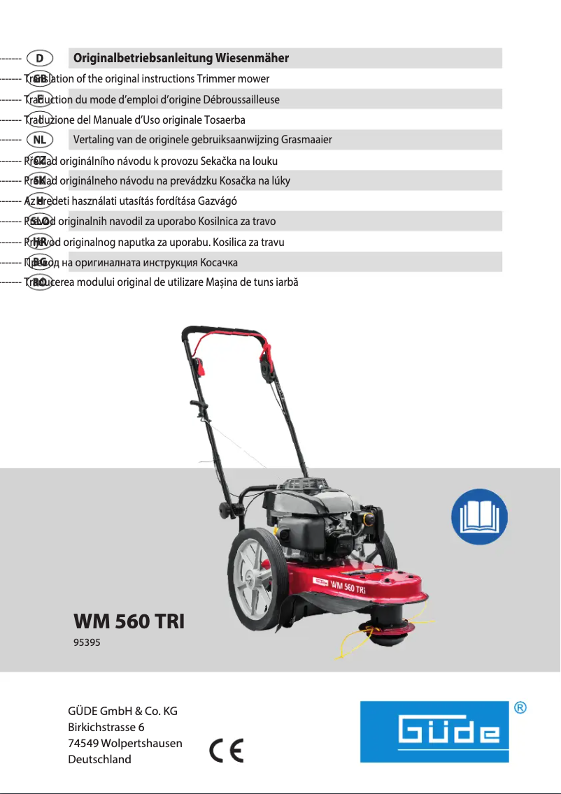 Imagen de la primera página del manual del dispositivo WM 560 TRI
