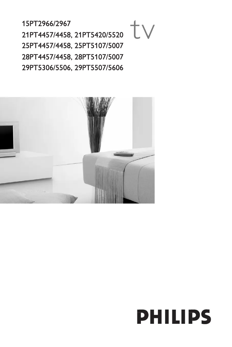 Imagen de la primera página del manual del dispositivo 28PT5007