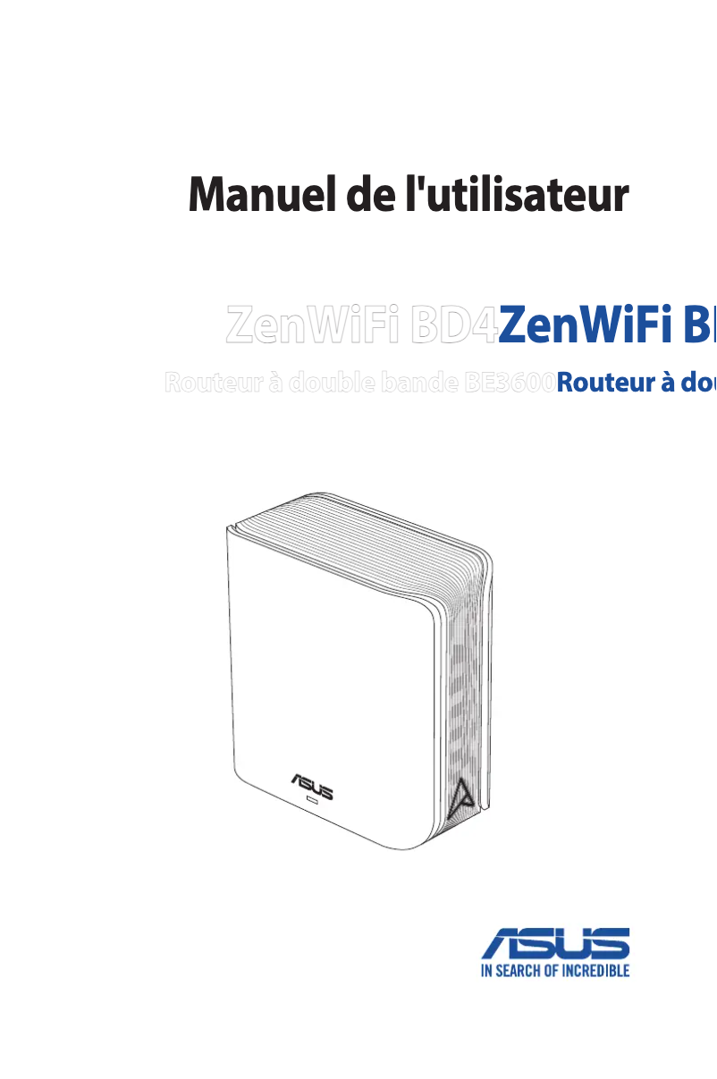 Página 1 del manual Manual de instrucciones Asus ZenWiFi BD4