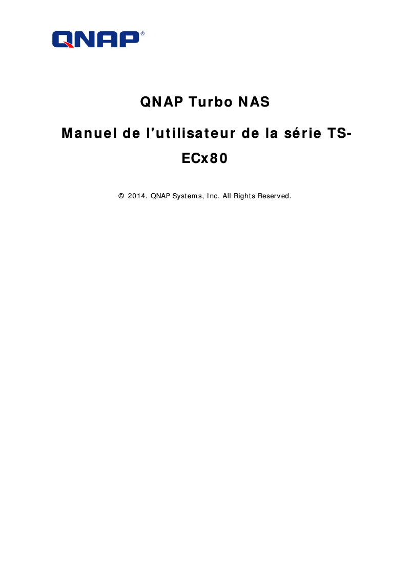 Imagen de la primera página del manual del dispositivo TS-EC880 Pro