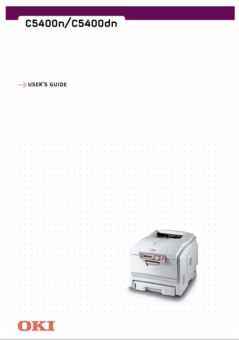 Imagen de la primera página del manual del dispositivo C5400n