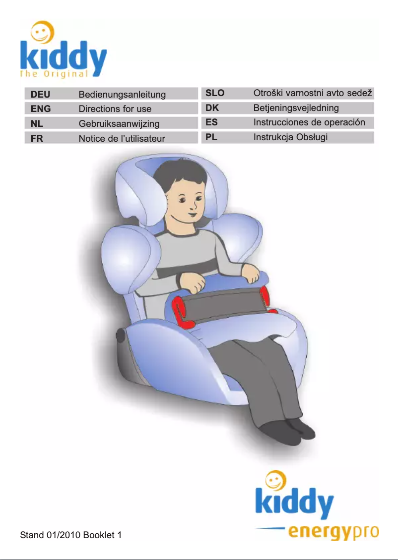 Imagen de la primera página del manual del dispositivo Energy Pro