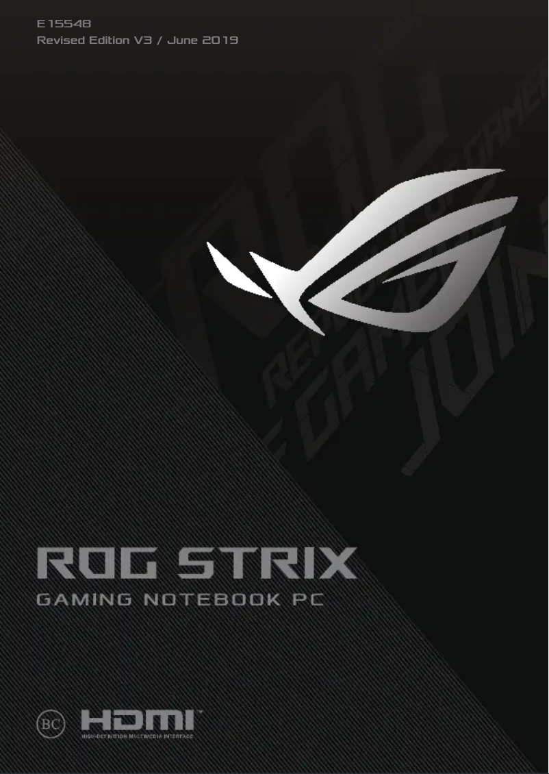 Página 1 del manual Manual de usuario Asus ROG G703GXR
