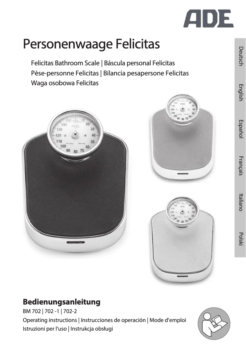 Imagen de la primera página del manual del dispositivo Felicitas BM 702