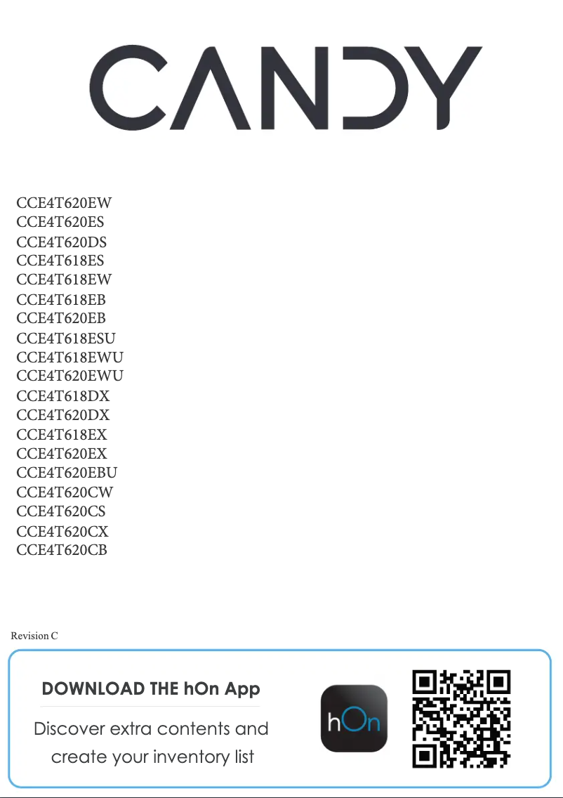 Imagen de la primera página del manual del dispositivo CCE4T620CX