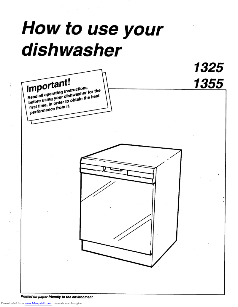 Imagen de la primera página del manual del dispositivo 1325