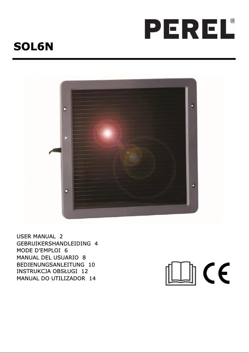 Imagen de la primera página del manual del dispositivo SOL6N