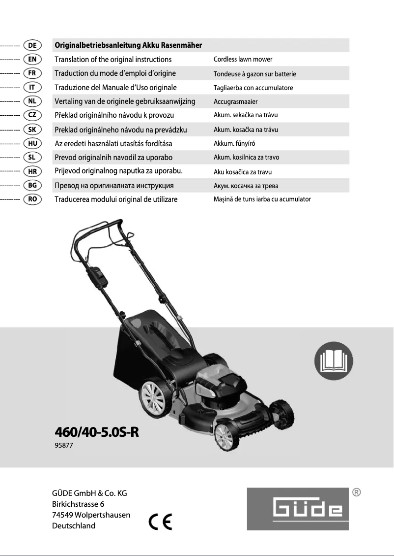 Página 1 del manual Manual de usuario Güde 460/40-5.0S-R