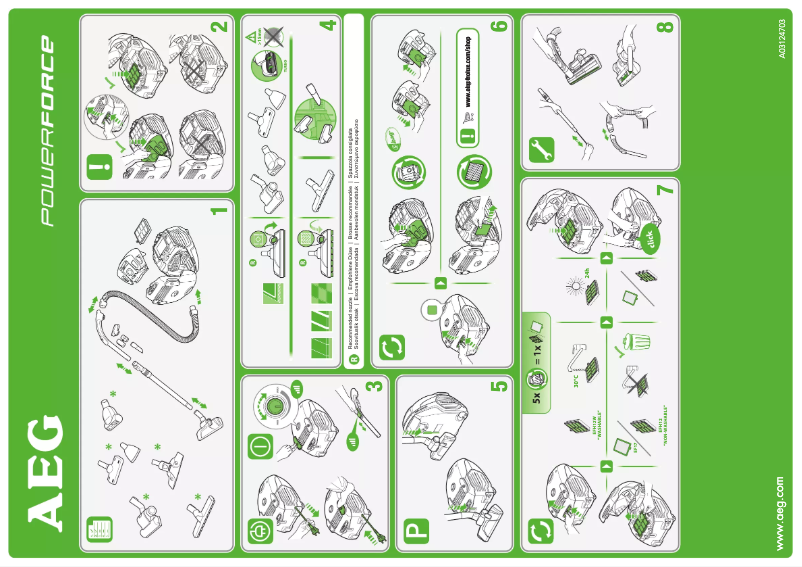 Imagen de la primera página del manual del dispositivo PowerForce APF6140