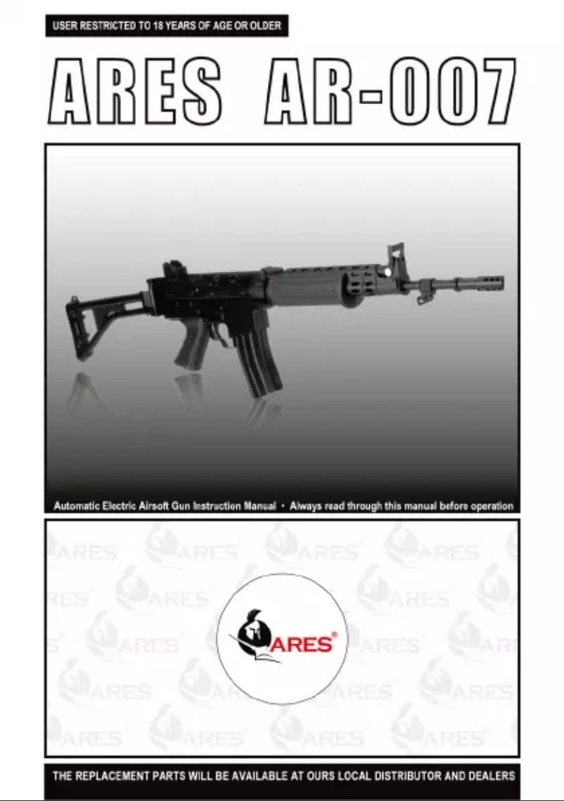 Imagen de la primera página del manual del dispositivo AR-007