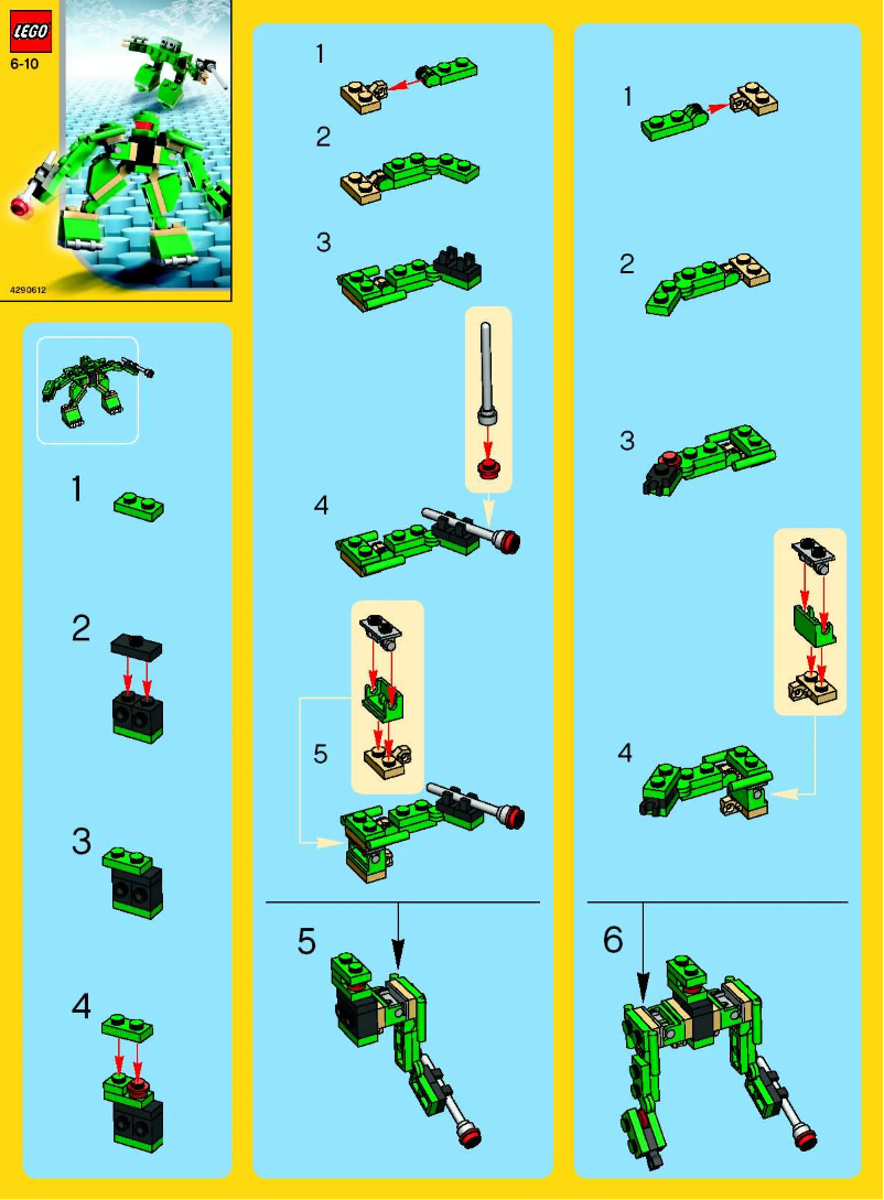 Página 1 del manual Manual de usuario Lego Robots