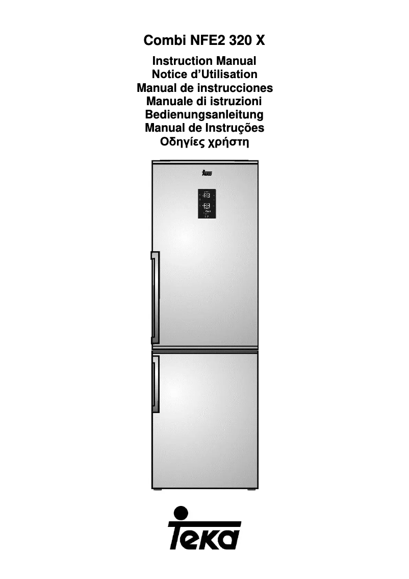 Página 1 del manual Manual de usuario Teka NFE2 320