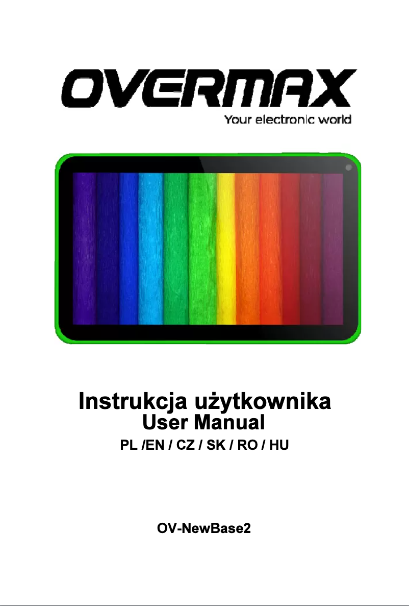 Página 1 del manual Manual de usuario Overmax NewBase 2