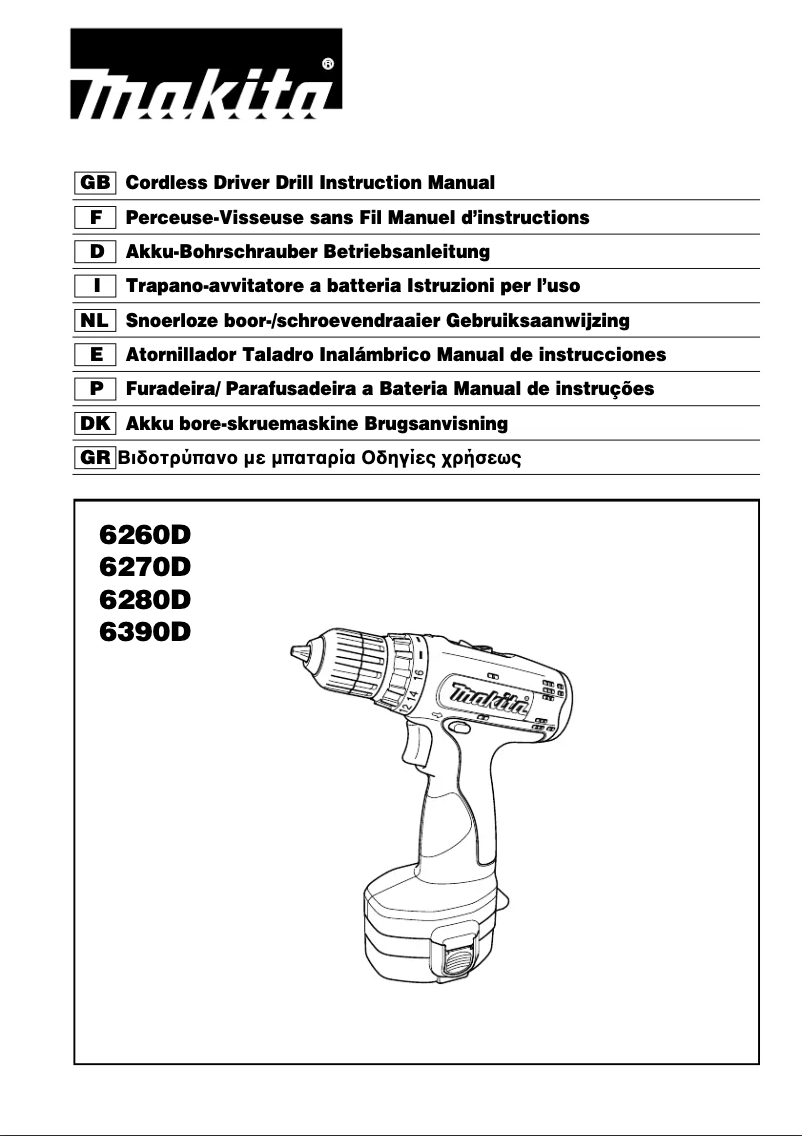 Página 1 del manual Manual de usuario Makita 6270D