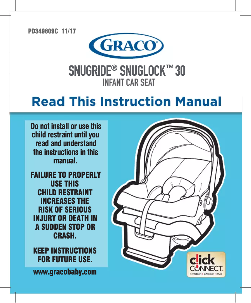 Página 1 del manual Manual de usuario Graco SnugRide SnugLock 30