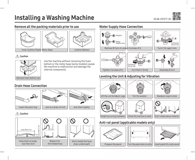 Imagen de la primera página del manual del dispositivo WA14N6780CV