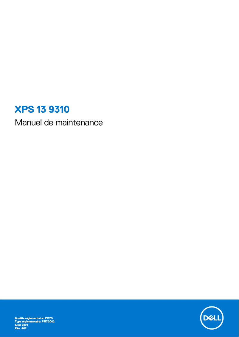Página nº 1 - Manual de uso y mantenimiento Dell XPS 13 9310