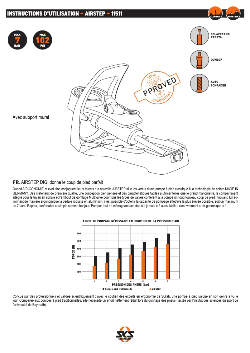 Página nº 1 - Manual de usuario SKS Airstep