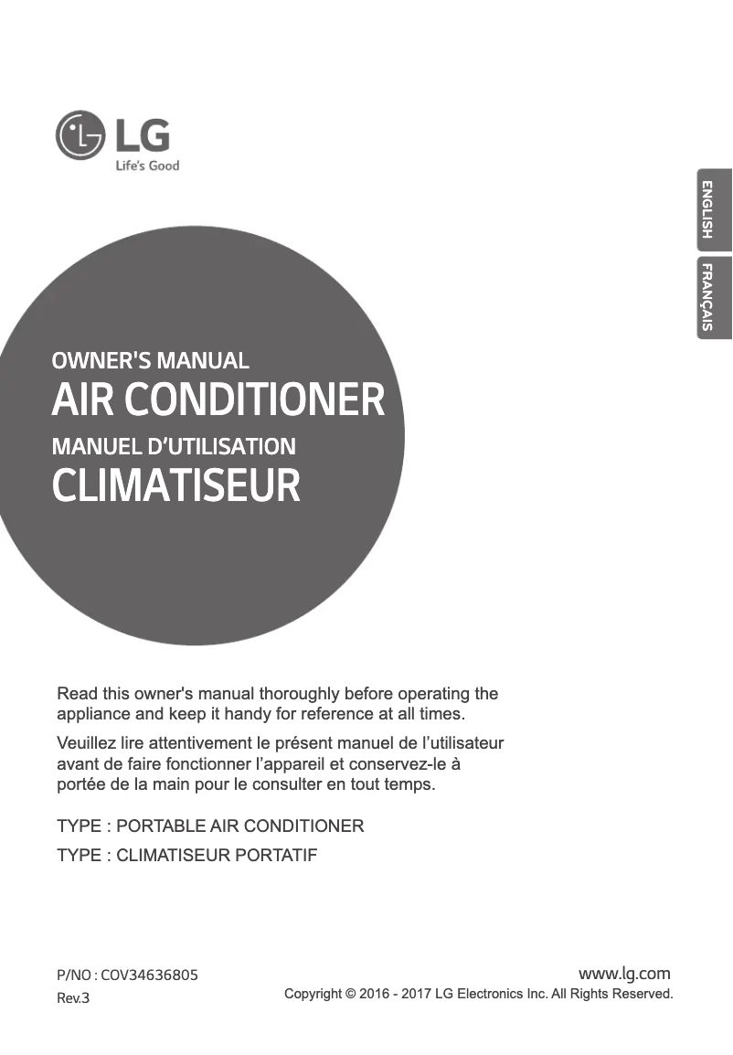 Página 1 del manual Manual de usuario LG LP1217GSR