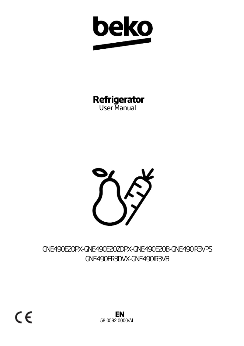 Página 1 del manual Manual de usuario Beko FBQ6150