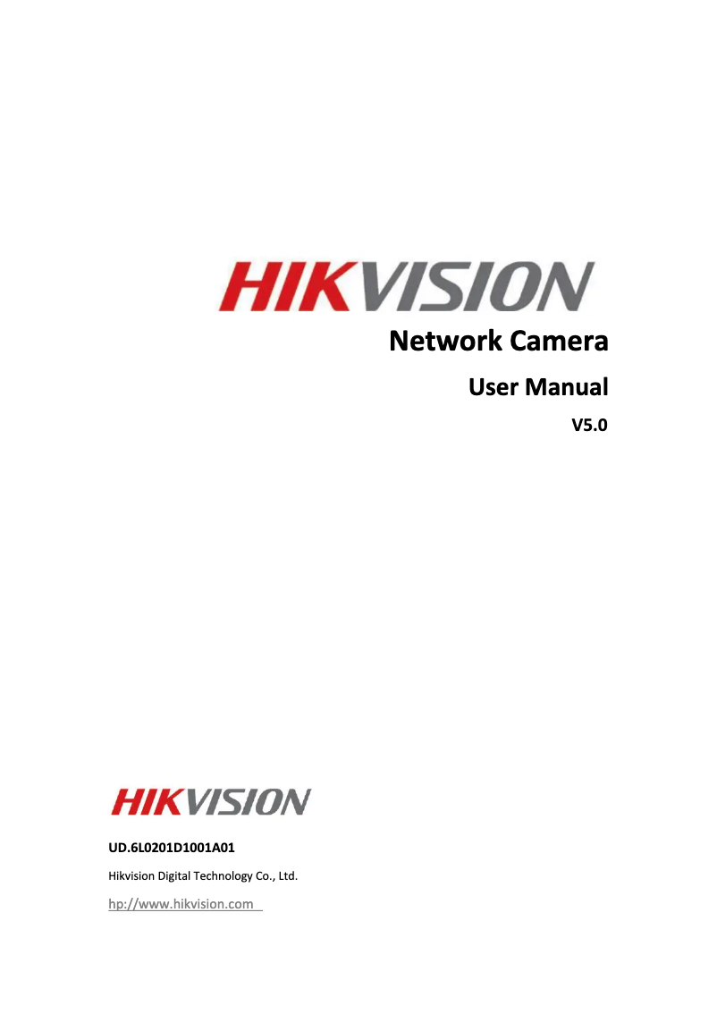 Página 1 del manual Manual de usuario Hikvision DS-2CD764F-E