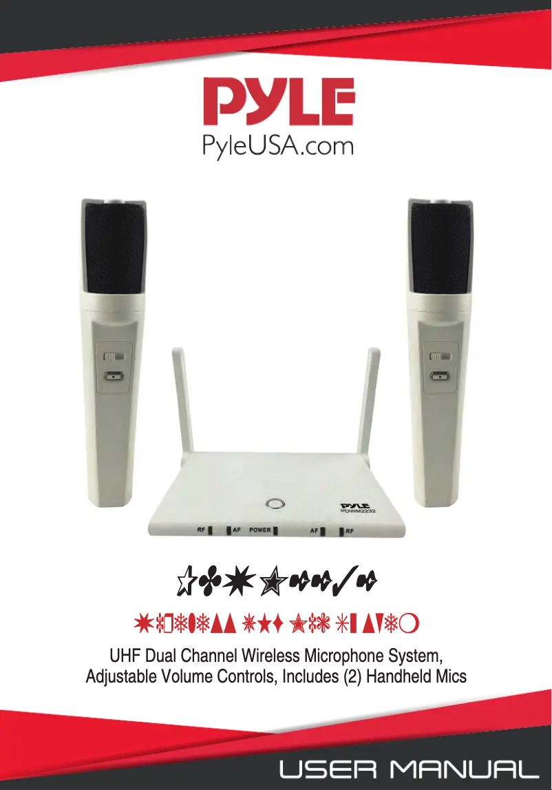 Imagen de la primera página del manual del dispositivo PDWM2232