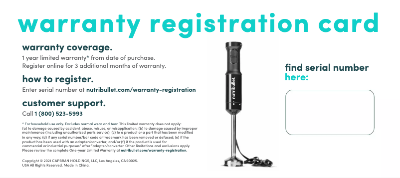 Imagen de la primera página del manual del dispositivo Immersion Blender