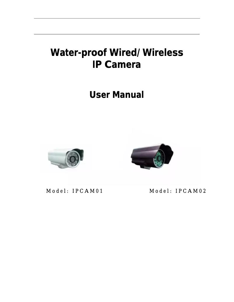Imagen de la primera página del manual del dispositivo Foscam FI 8904W