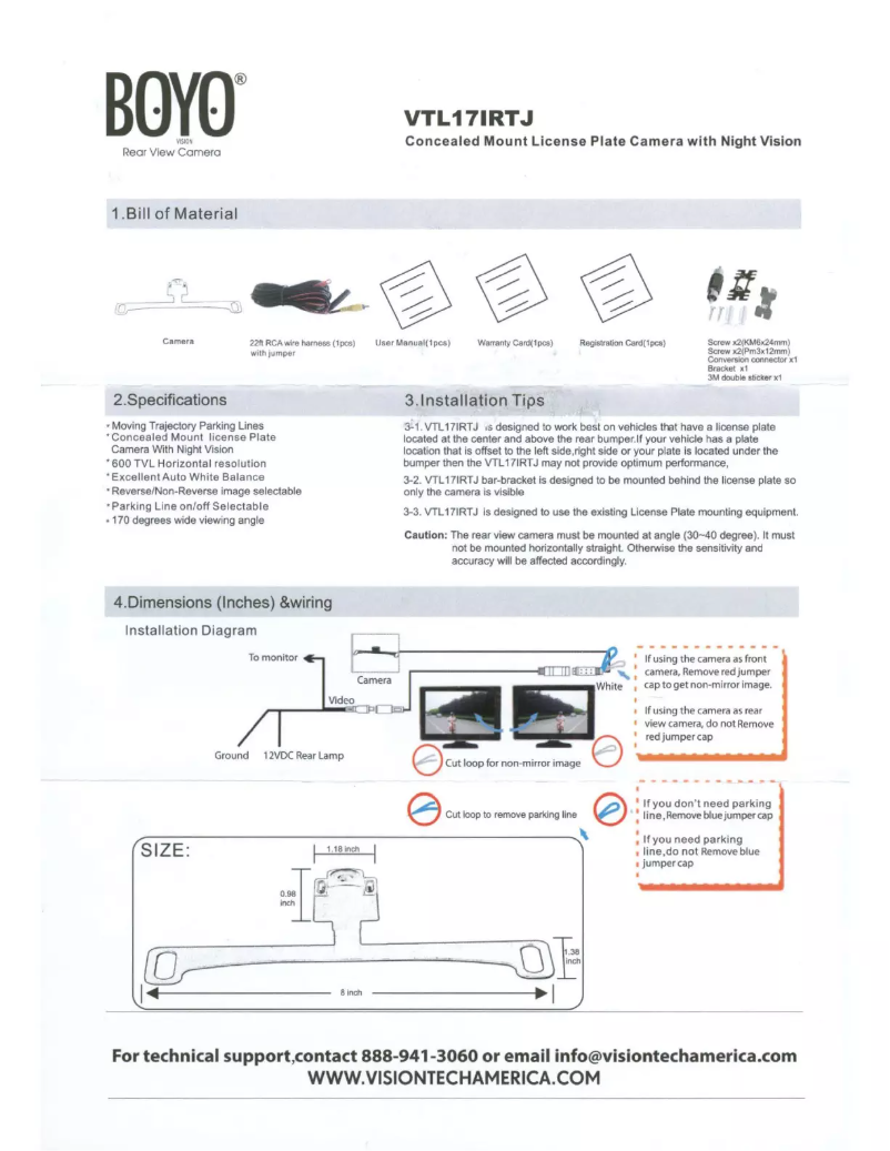 Imagen de la primera página del manual del dispositivo VTL17IRTJ