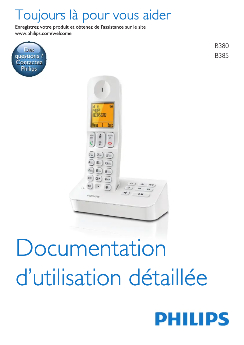 Página 1 del manual Manual de usuario Philips B3802W