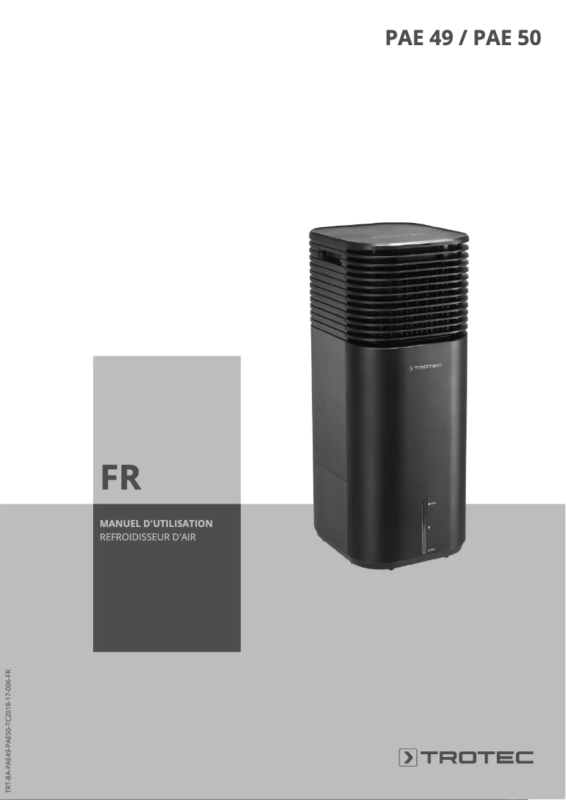 Imagen de la primera página del manual del dispositivo PAE 49