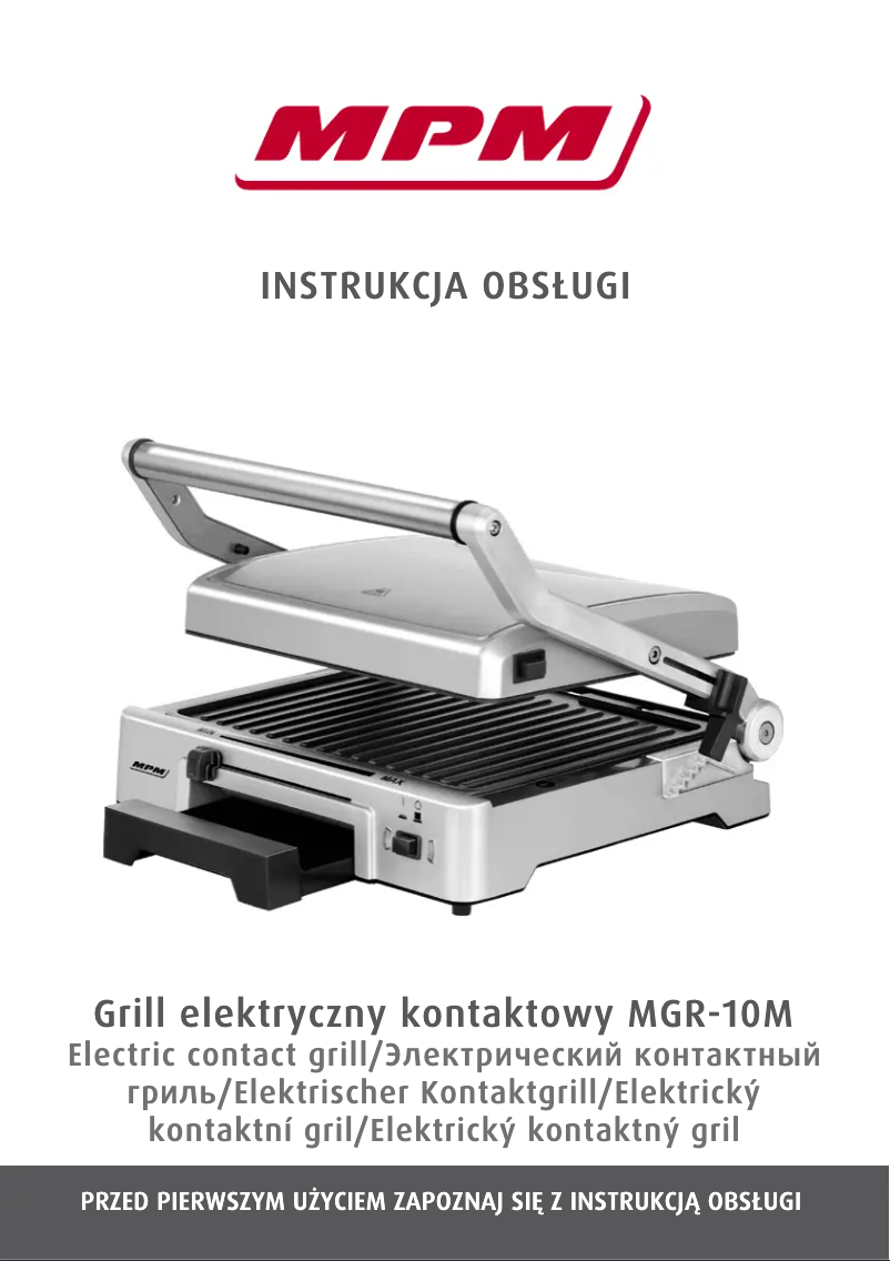 Página 1 del manual Manual de usuario MPM MGR-10M