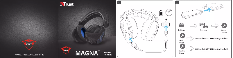 Página nº 1 - Manual de usuario Trust Magna Wireless GXT 393
