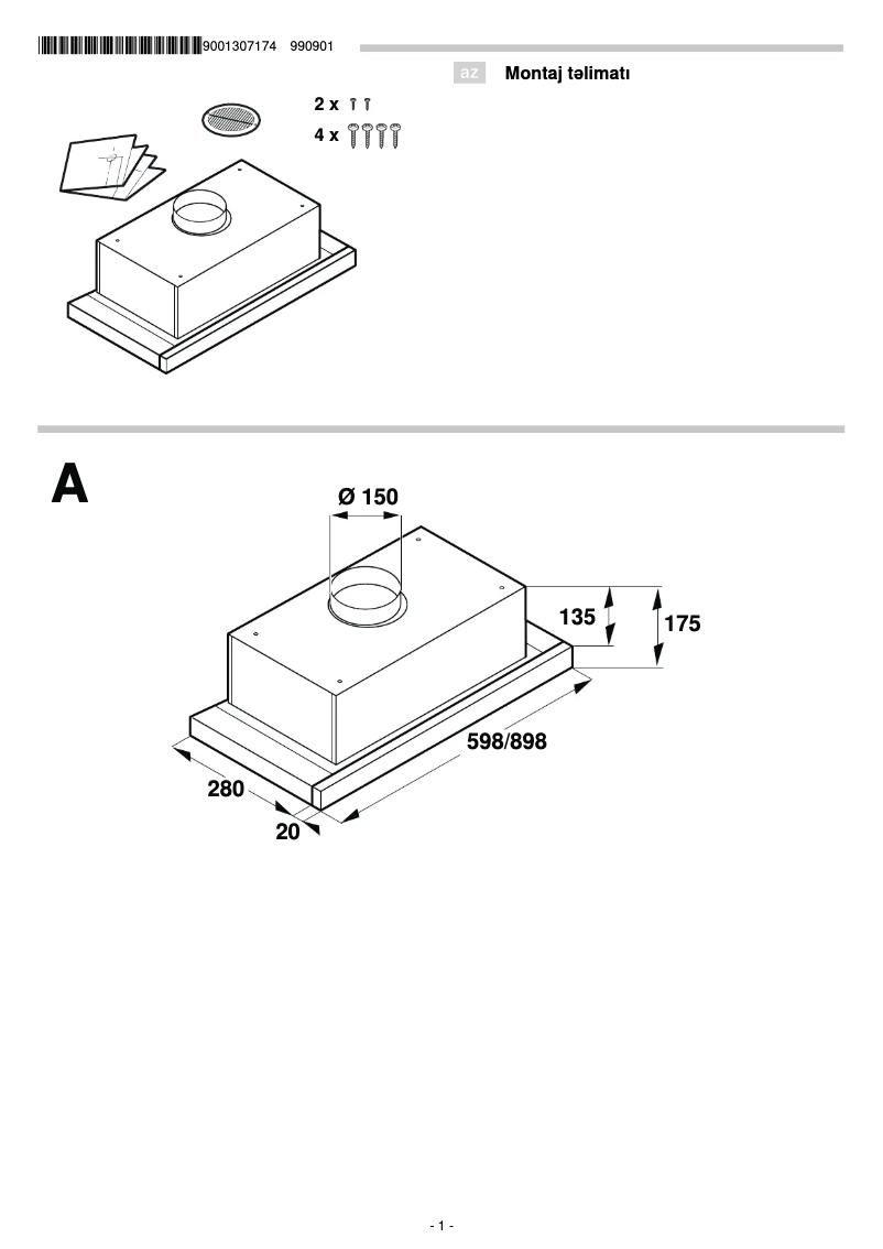 Imagen de la primera página del manual del dispositivo DFT63CA20Q