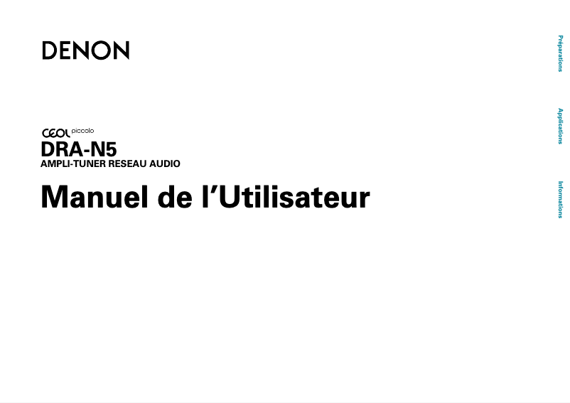 Página nº 1 - Manual de usuario Denon CEOL Piccolo