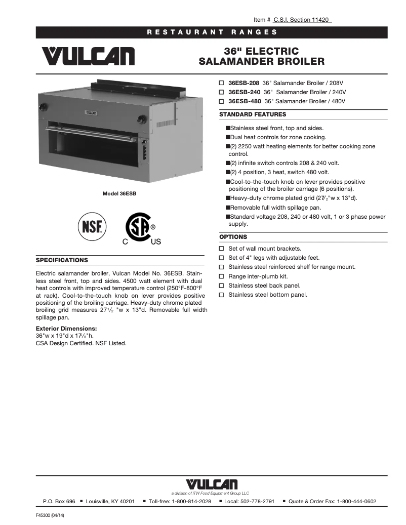Imagen de la primera página del manual del dispositivo 36ESB