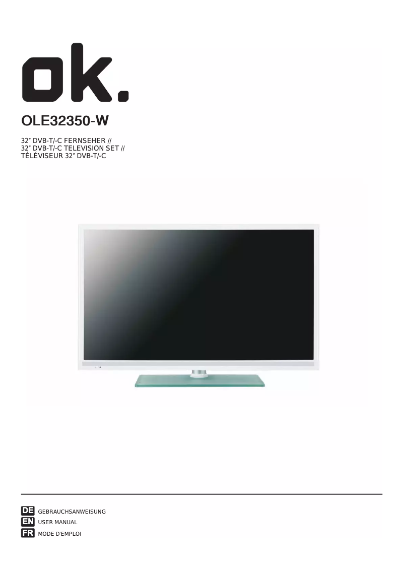 Imagen de la primera página del manual del dispositivo OLE 32350-W