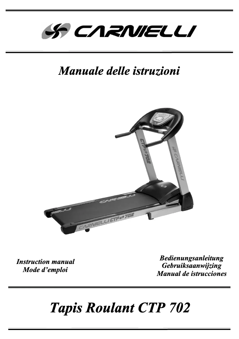 Página 1 del manual Manual de usuario Carnielli CTP 702