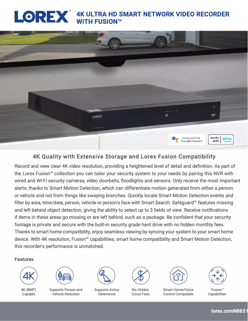 Imagen de la primera página del manual del dispositivo N863A64B