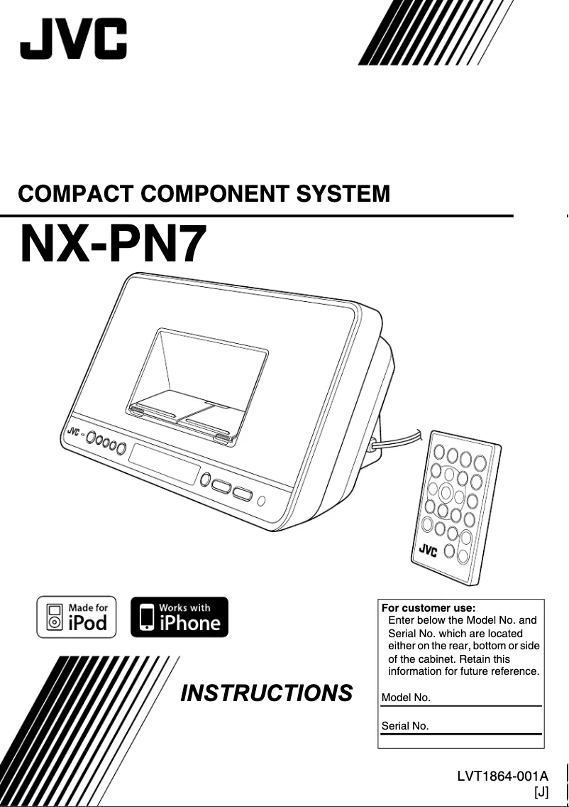 Página nº 1 - Manual de usuario JVC NX-PN7