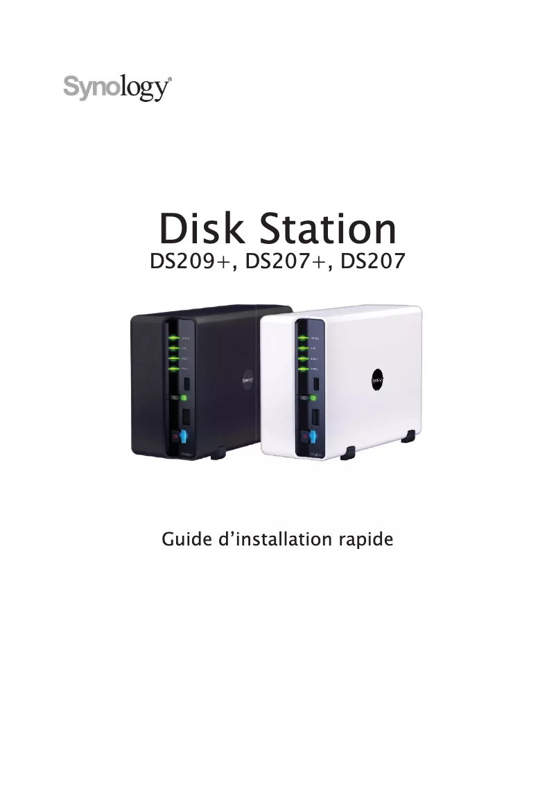 Página 1 del manual Manual de usuario Synology DiskStation DS207