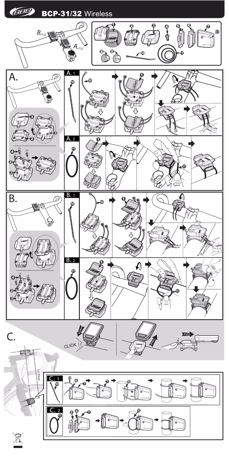 Página 1 del manual Manual de usuario BBB BCP-31
