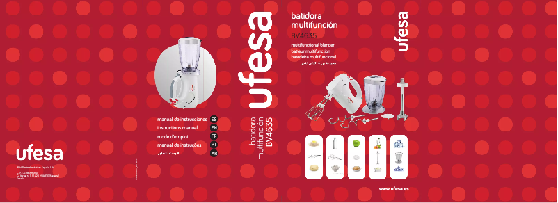 Página 1 del manual Manual de uso y mantenimiento Ufesa BV4635