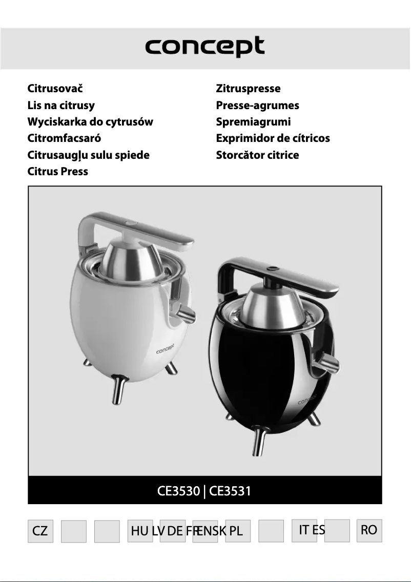 Página 1 del manual Manual de usuario Concept CE3531