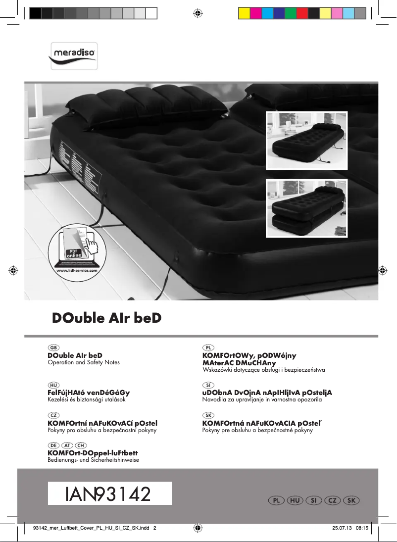 Página 1 del manual Manual de usuario Meradiso IAN 93142