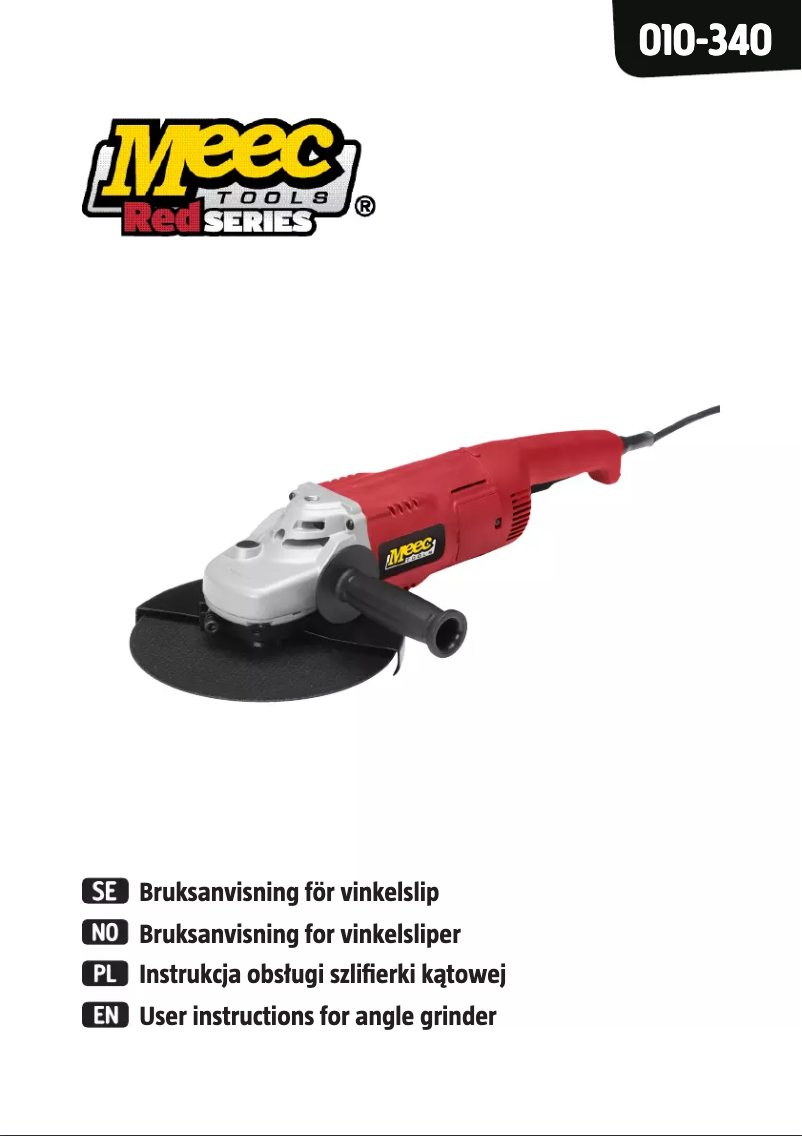 Página nº 1 - Manual de usuario Meec Tools 010-340