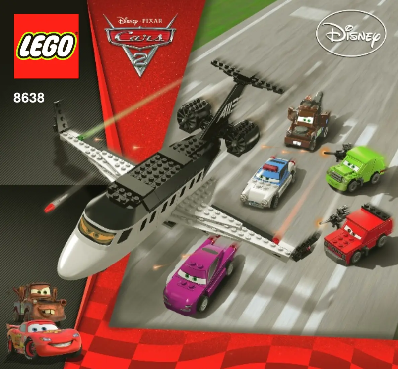 Página 1 del manual Manual de usuario Lego Cars 8638