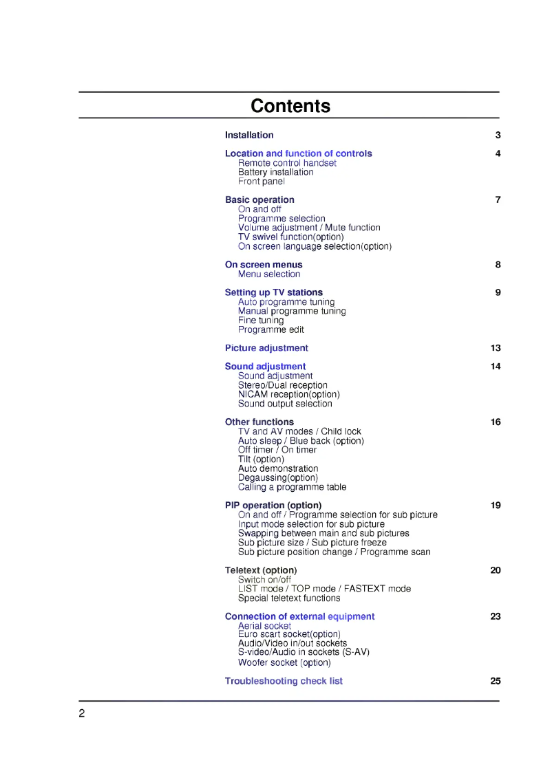 Página nº 1 - Manual de usuario LG CF-29H24NM
