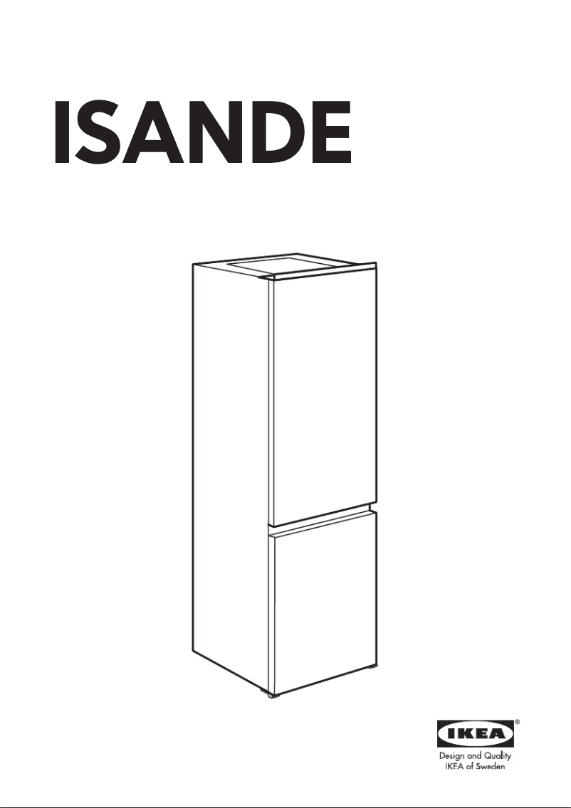 Página 1 del manual Instrucciones / montaje Ikea ISANDE